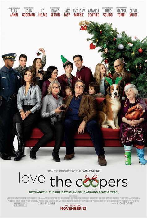 Nov 12, 2015 · Love the Coopers Trailer Brings Big Stars Home for the Holidays Amanda Seyfried, Olivia Wilde, John Goodman and Diane Keaton lead an all-star ensemble in the first trailer for Love the Coopers. By ... 